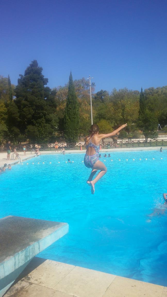 Mergulho nas piscinas de Monsanto