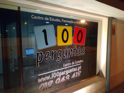 Montra da loja 100 perguntas